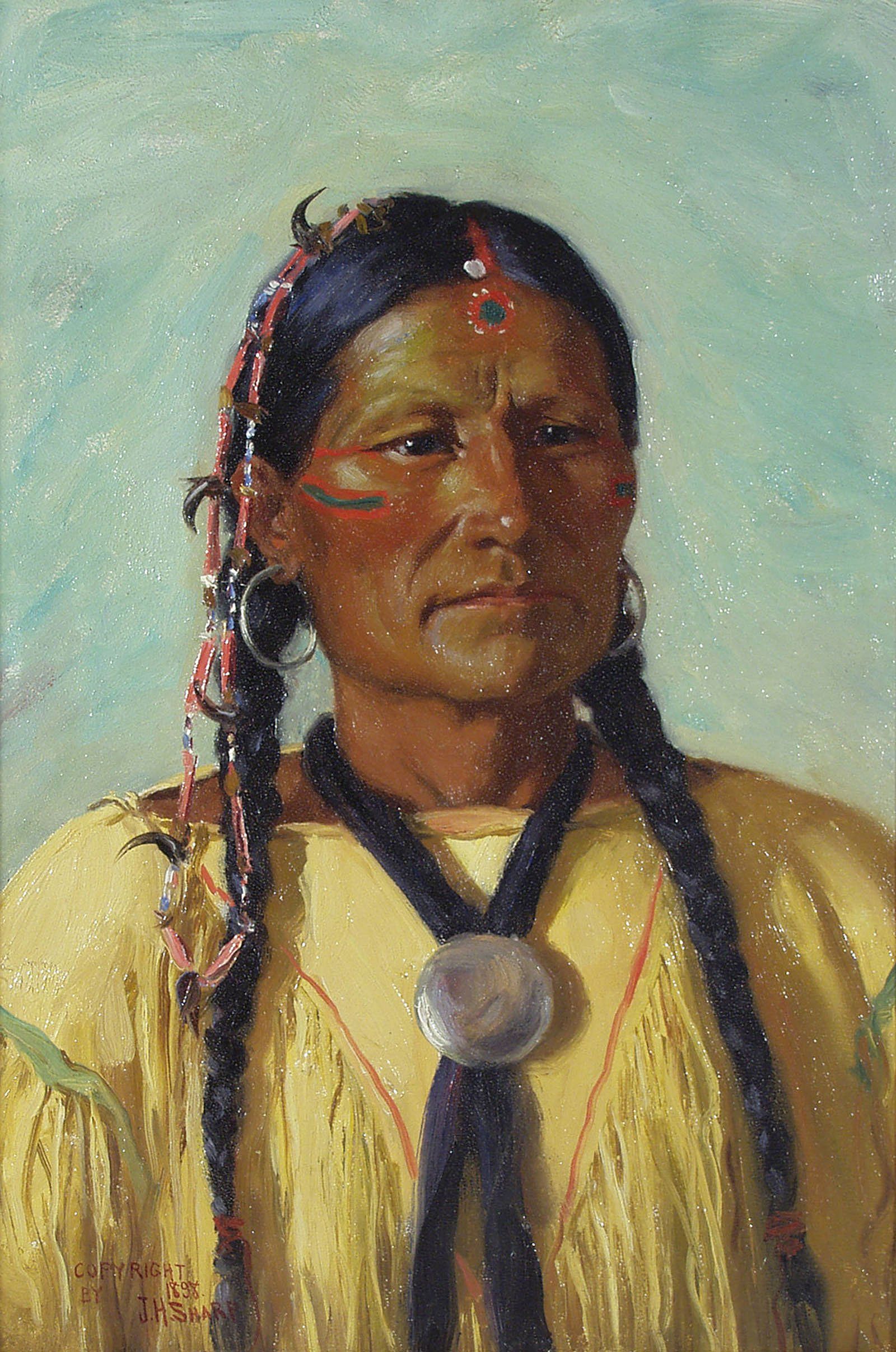 Yellow Hawk [Untitled (Taos man, buckskin shirt)]